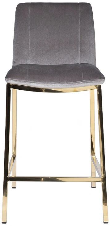 Барный стул 30C-DX-2091 GRE, велюр, серый 