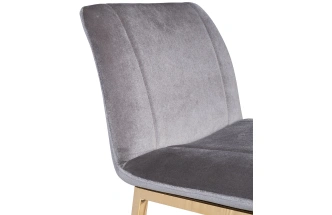 Барный стул 30C-DX-2091 GRE, велюр, серый 