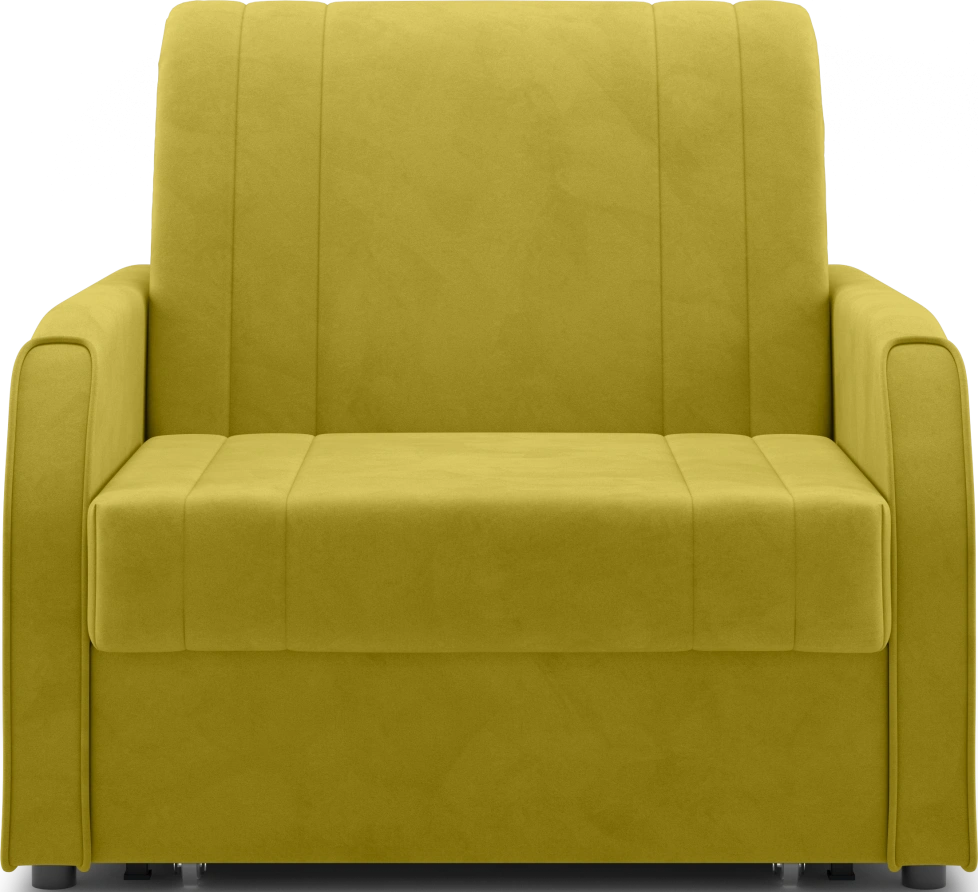 Кресло-кровать Турин 80, модель 053, Velutto 28 (горчичный)