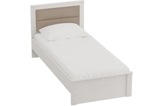 Кровать односпальная Элана, 90*200, бодега белая