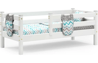 Детская кровать Соня, 70*160, с бортиками, белый