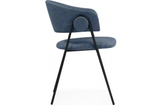 Стул-кресло Криспиан, синий / черный