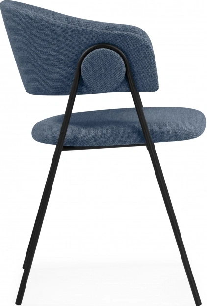 Стул-кресло Криспиан, синий / черный