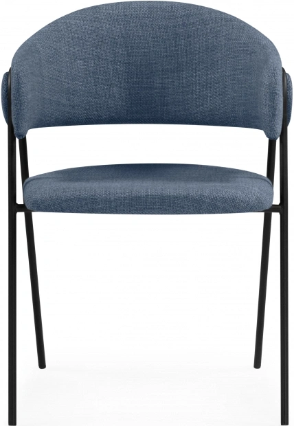 Стул-кресло Криспиан, синий / черный