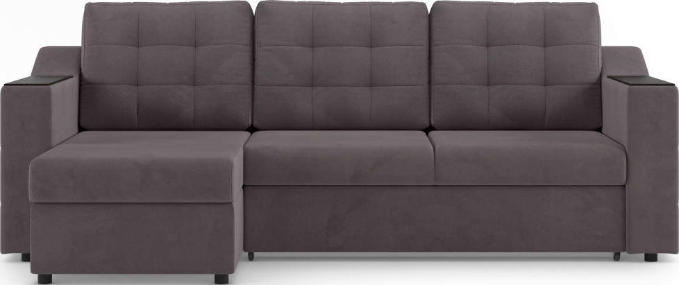 Диван угловой Невада, модель 020, комплектация 2, Omega 24 (коричневый)