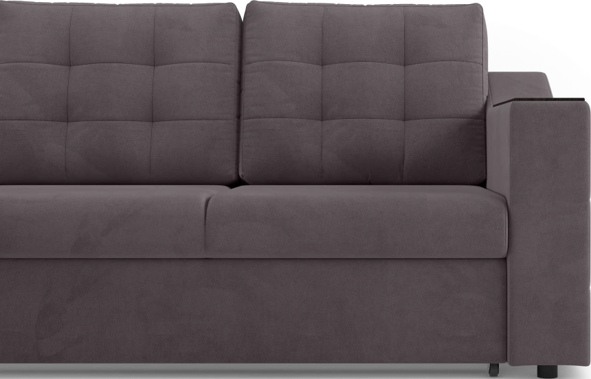 Диван угловой Невада, модель 020, комплектация 2, Omega 24 (коричневый)