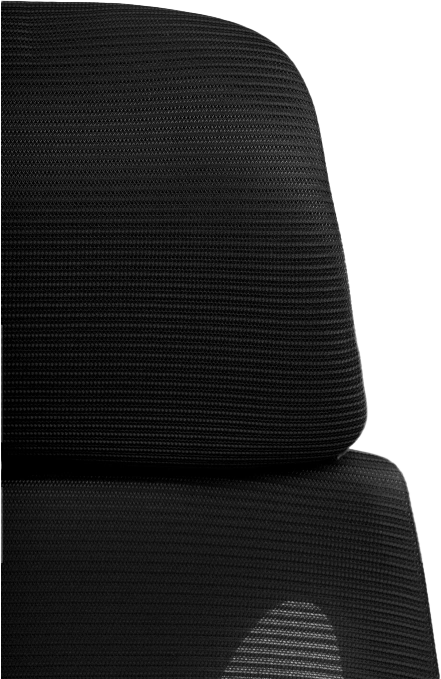 Офисное кресло Golem, с подголовником, black / white