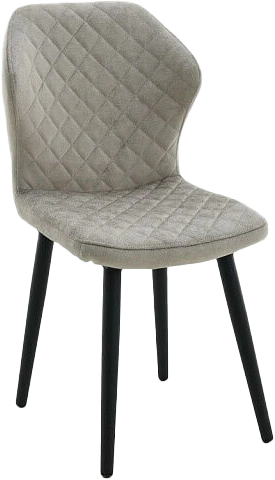 Стул Вилла, мягкий, порто 01, велюр, каркас черный