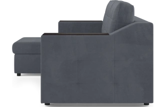 Диван угловой Невада, модель 020, комплектация 2, Omega 32 (темно-серый)
