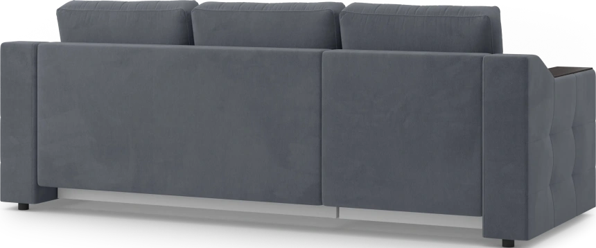 Диван угловой Невада, модель 020, комплектация 2, Omega 32 (темно-серый)