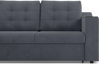 Диван угловой Невада, модель 020, комплектация 2, Omega 32 (темно-серый)