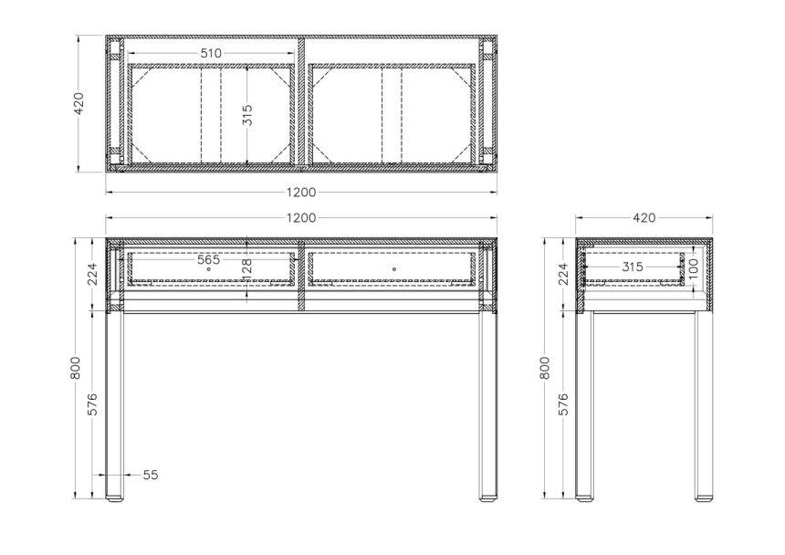 Туалетный столик KFG038 