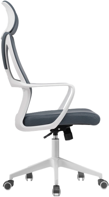 Офисное кресло Golem, с подголовником, dark gray / white