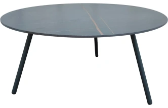 Стол кофейный уличный Embrace, d100*38, черный