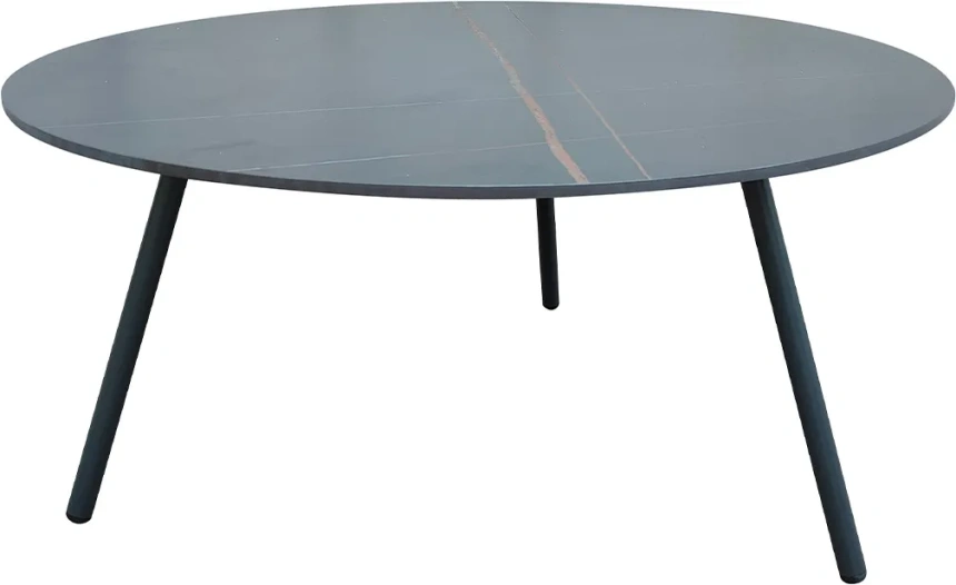 Стол кофейный уличный Embrace, d100*38, черный
