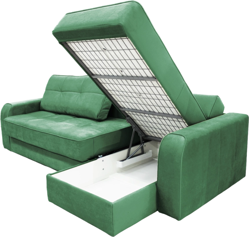 Диван угловой Кембридж, Bison green