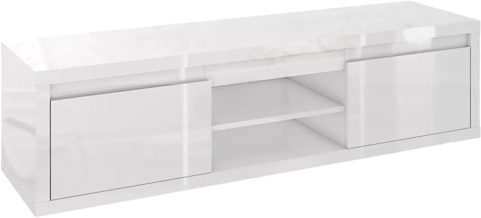 Тумба под ТВ Норден, с полками, Белый