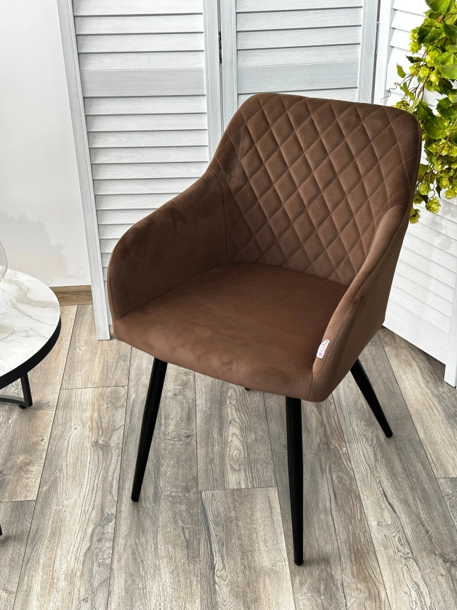 Стул Brandy, мягкий, 505-11 Кофе, велюр 
