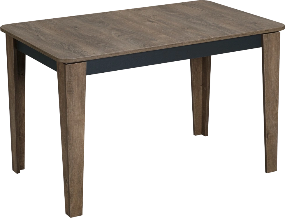 Кухонный стол раздвижной Edwin, Дуб Канзас-Графит, Дуб Канзас