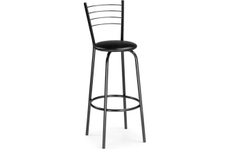 Барный стул Sadov, черный / черный
