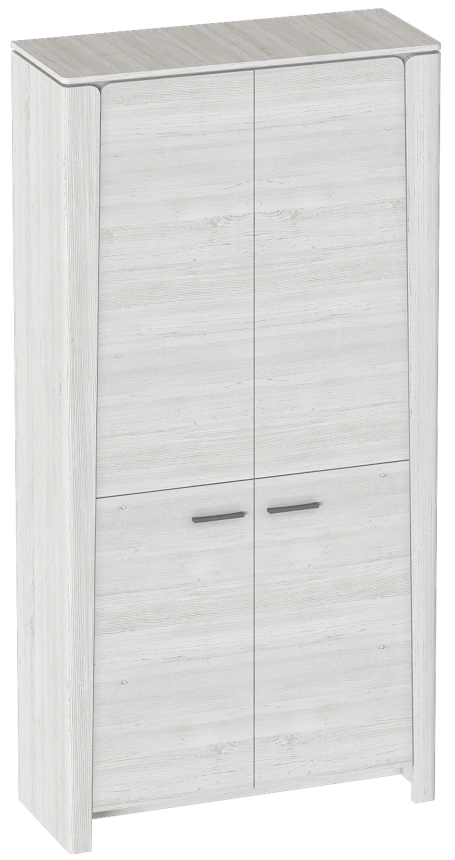 Шкаф двухдверный Мальта, 105x39.5x211, распашной с полками, дуб винтерберг