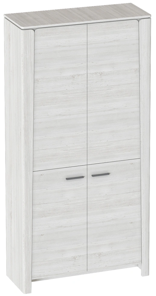 Шкаф двухдверный Мальта, 105x39.5x211, распашной с полками, дуб винтерберг