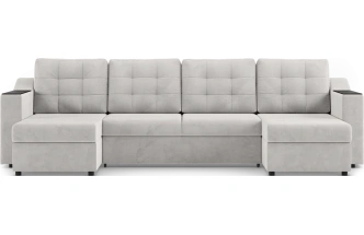 Диван П-образный Невада, модель 020, комплектация 4, Omega 01 (бежевый)