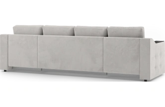 Диван П-образный Невада, модель 020, комплектация 4, Omega 01 (бежевый)