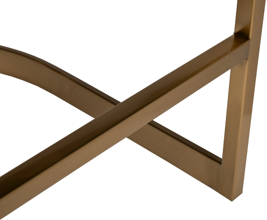 Барный стул GY-08216, букле, бежевый / матовое золото